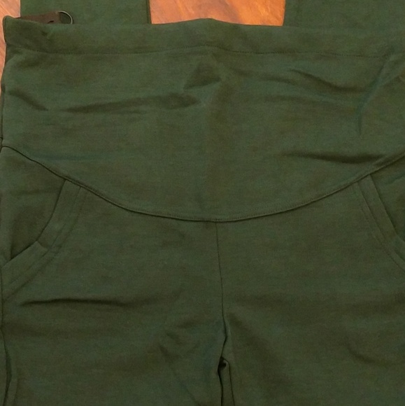 Simplicity Green Adjustable Maternity Leggings - Picture 3 of 5